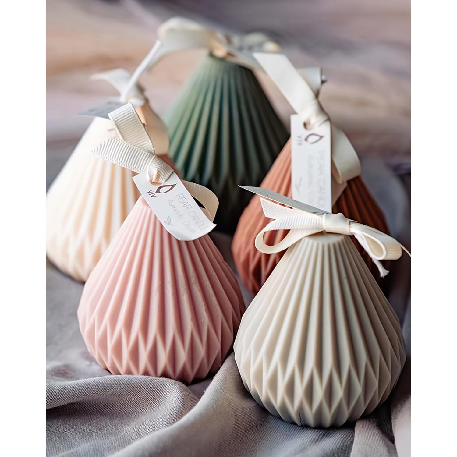 Molde de Silicona para Velas SENCCO 3D Pera 6.7x8.3 cm