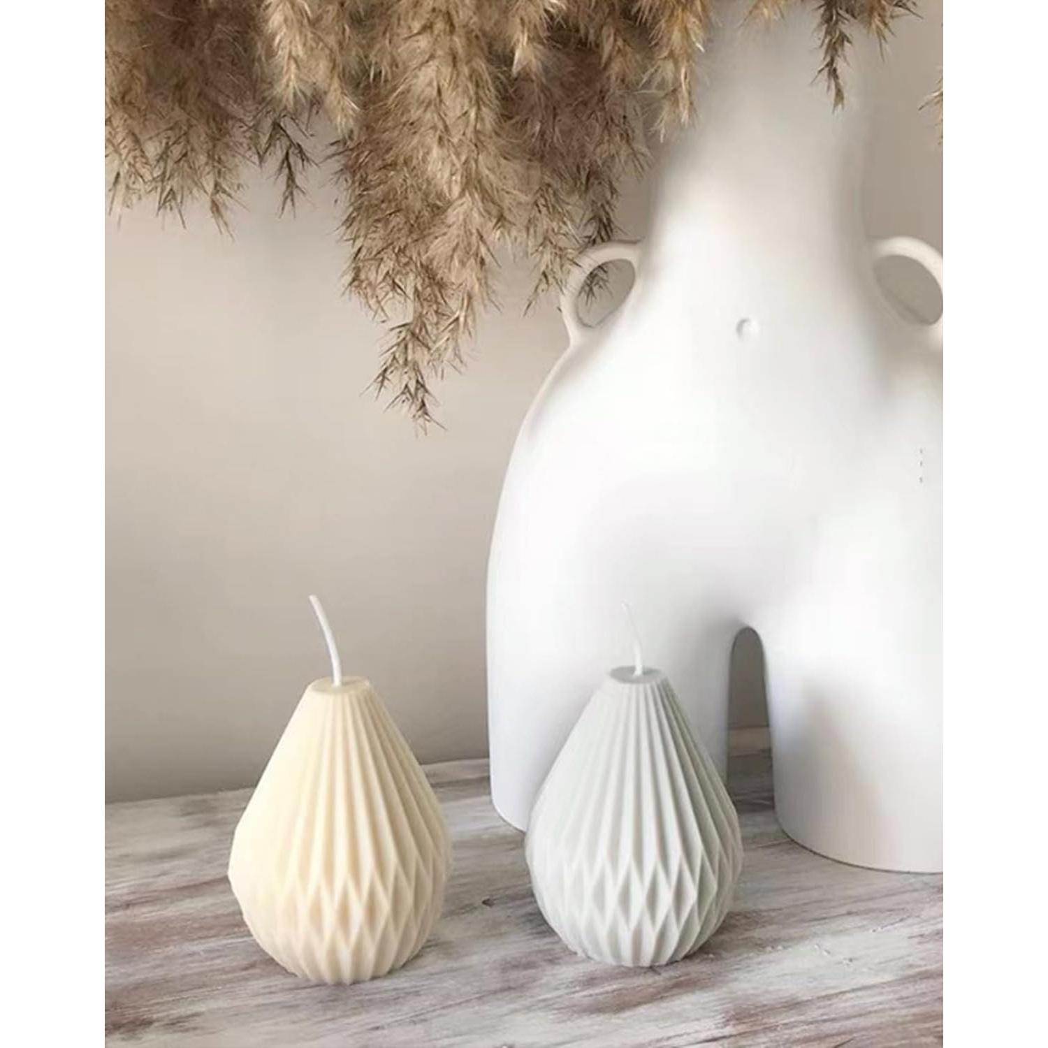 Molde de Silicona para Velas SENCCO 3D Pera 6.7x8.3 cm