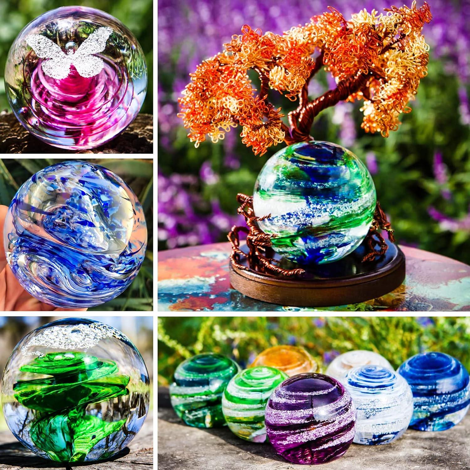 8 Piezas Moldes de Resina Esféricos BABORUI Silicona 3D