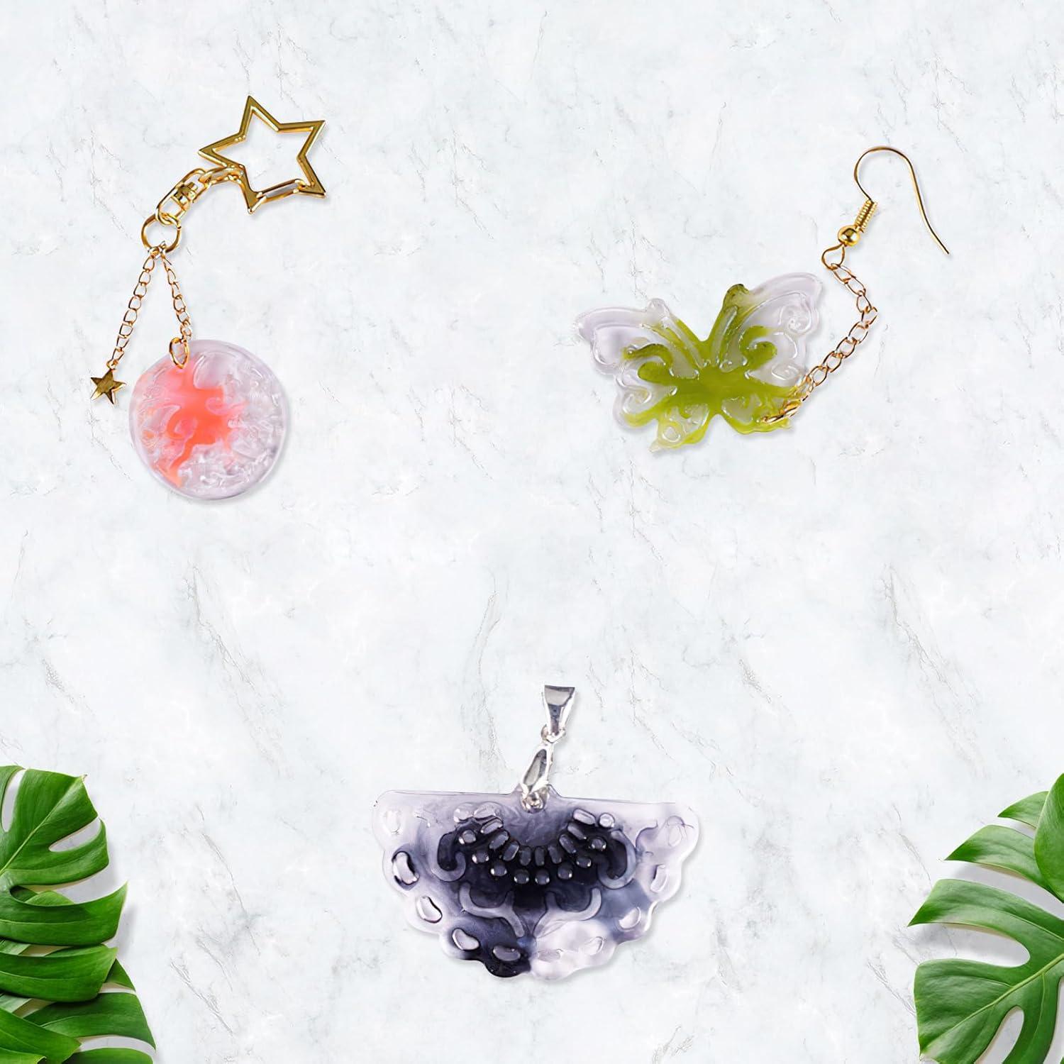 Moldes de Silicona Alas de Ángel para Aretes y Llaveros