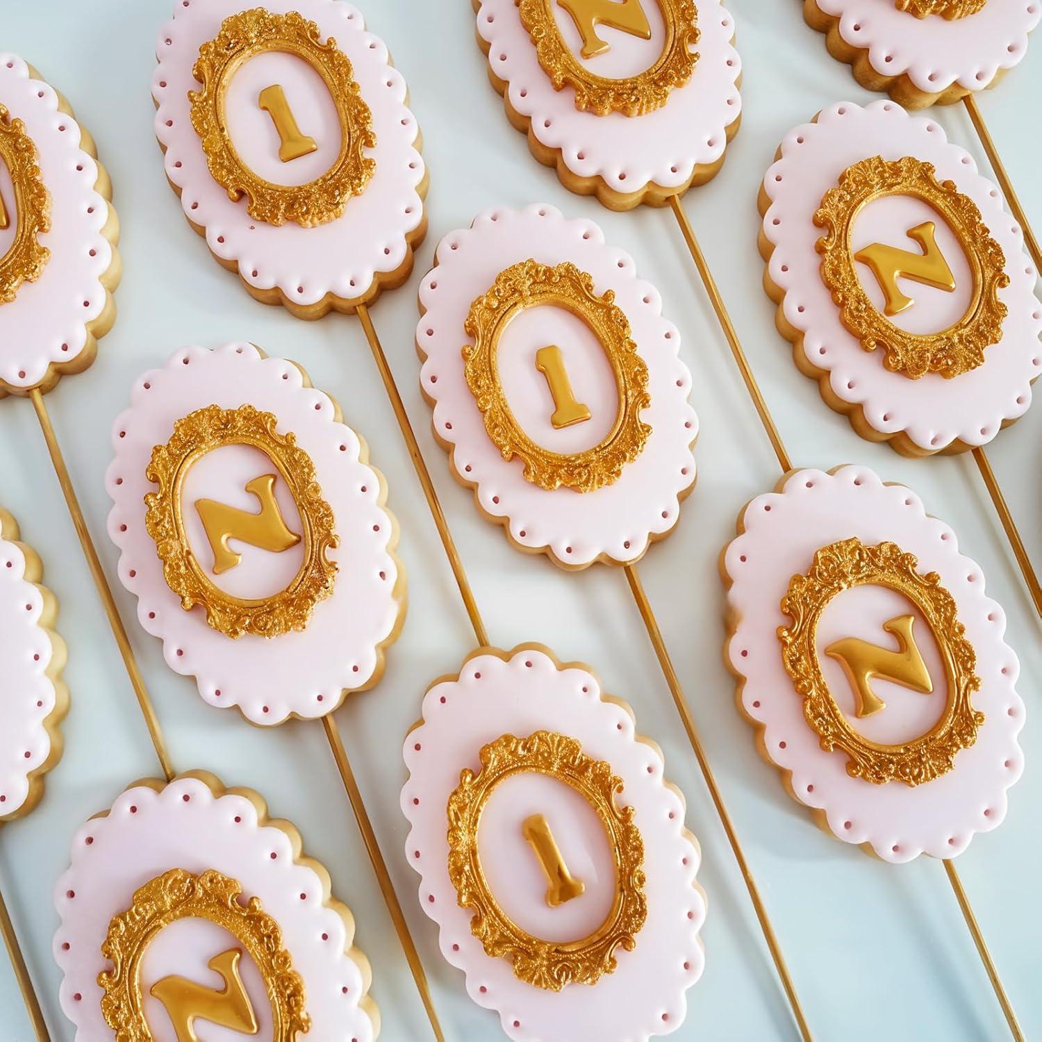 4 Moldes de Silicona para Marco de Foto JJUNW - Rosa