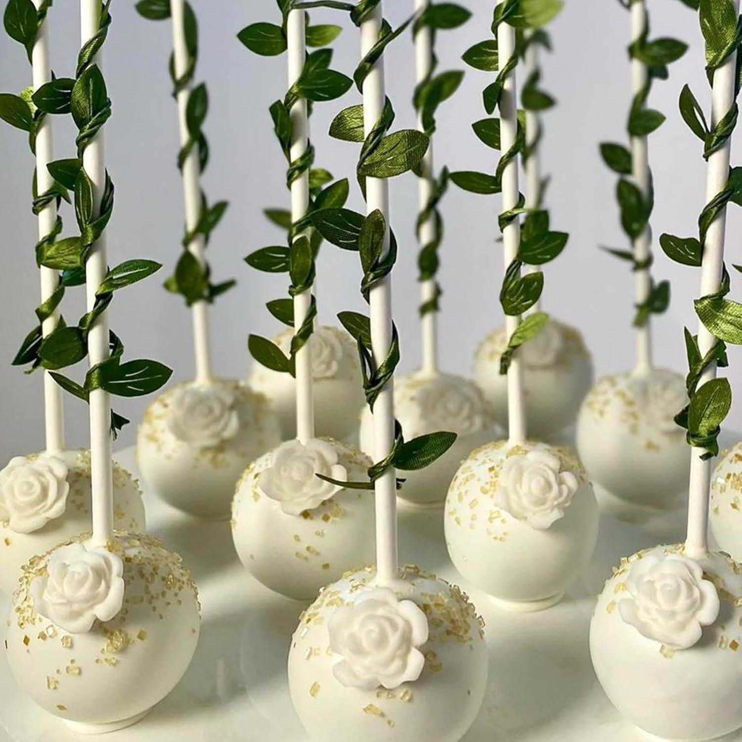 Moldes de Fondant de Silicona ACVCATTO - Flores y Hojas