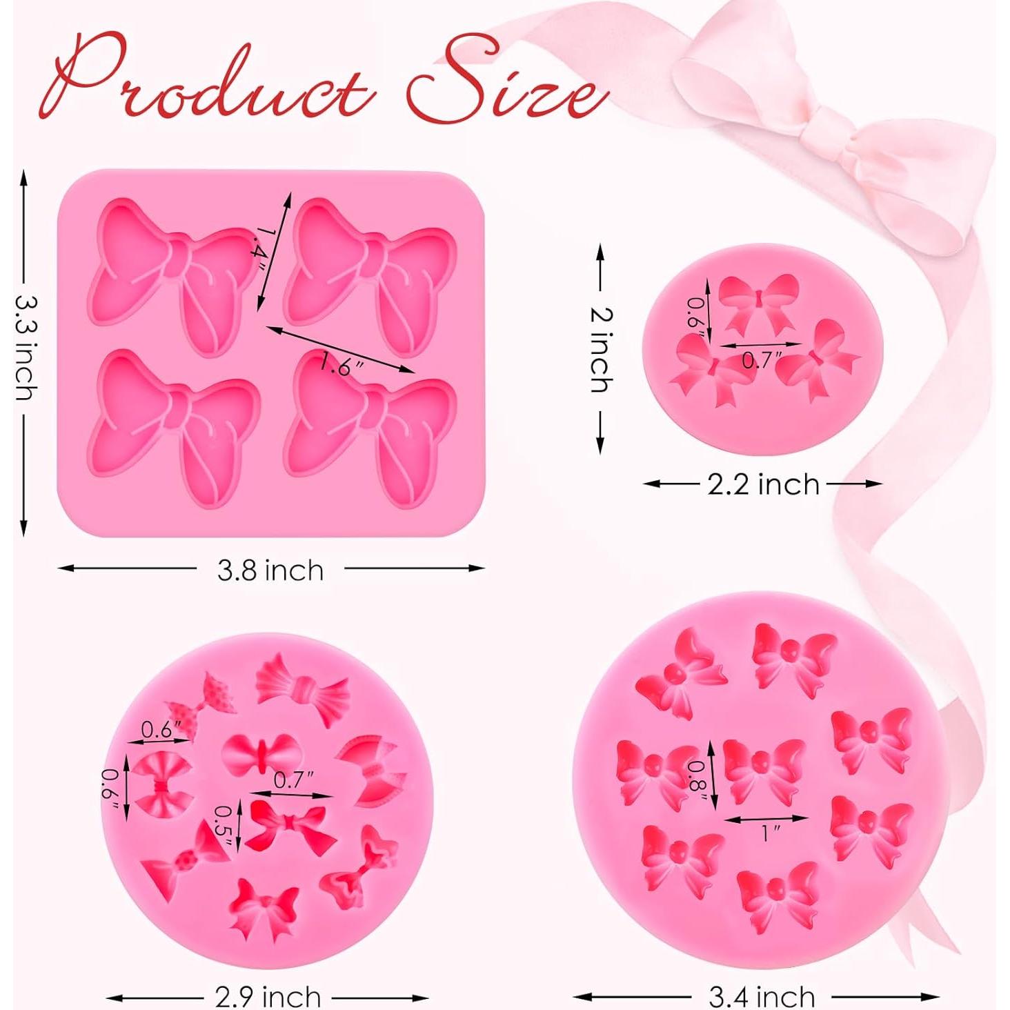Molde de Silicona Mini para Lazos Puyeipt - 4 Piezas