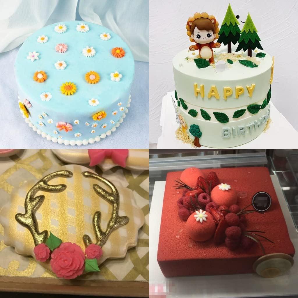 Molde de Silicona para Fondant RHLOVY - Flores y Lazos