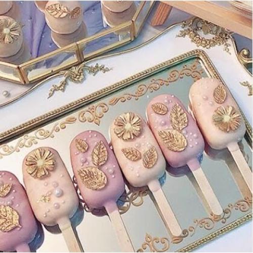 Molde de Silicona para Fondant RHLOVY - Flores y Lazos