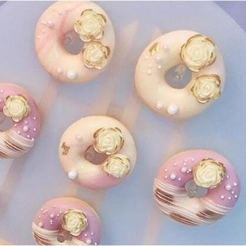 Molde de Silicona para Fondant RHLOVY - Flores y Lazos