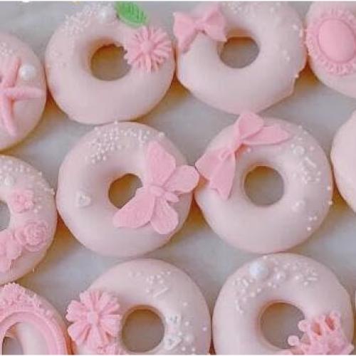 Molde de Silicona para Fondant RHLOVY - Flores y Lazos