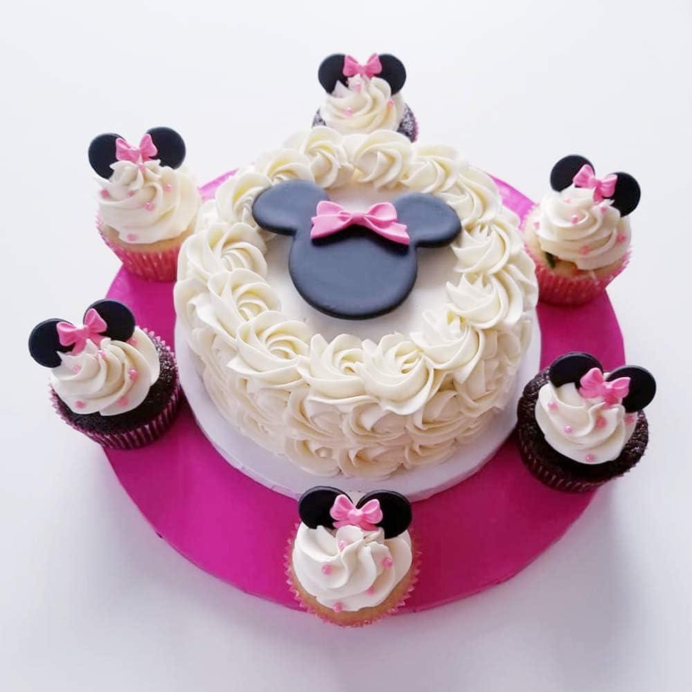 Molde de Silicona para Fondant Lazo Rosa Awgusu 2PCS