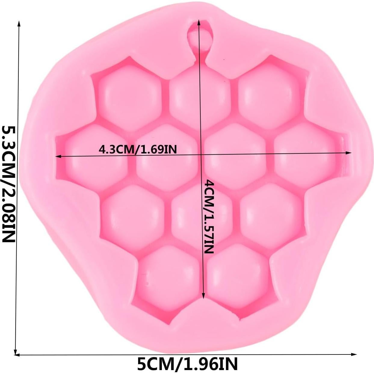 Molde de Silicona de Panal QDMOLDS para Fondant y Chocolate