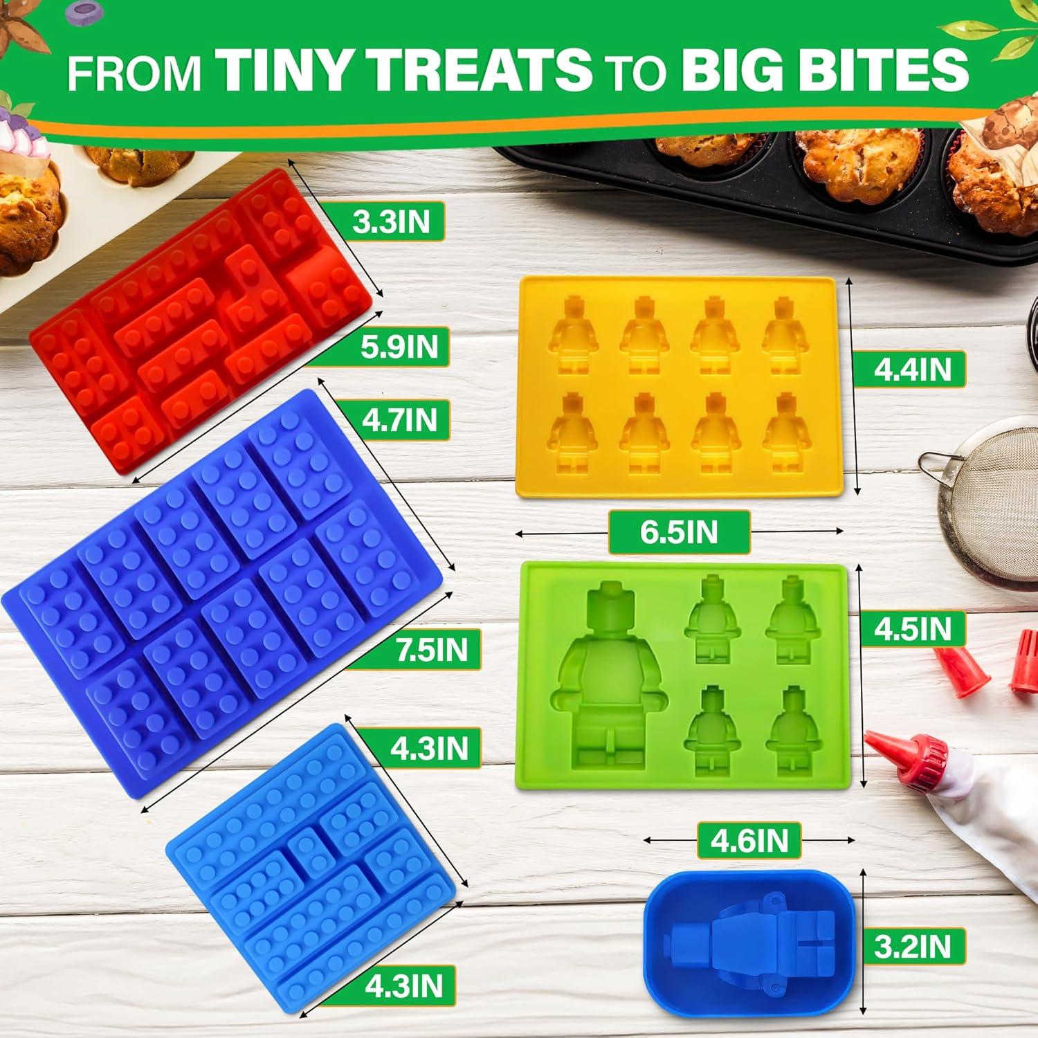 Moldes de Silicona NADOBA para Chocolate y Gominolas - 6 Piezas