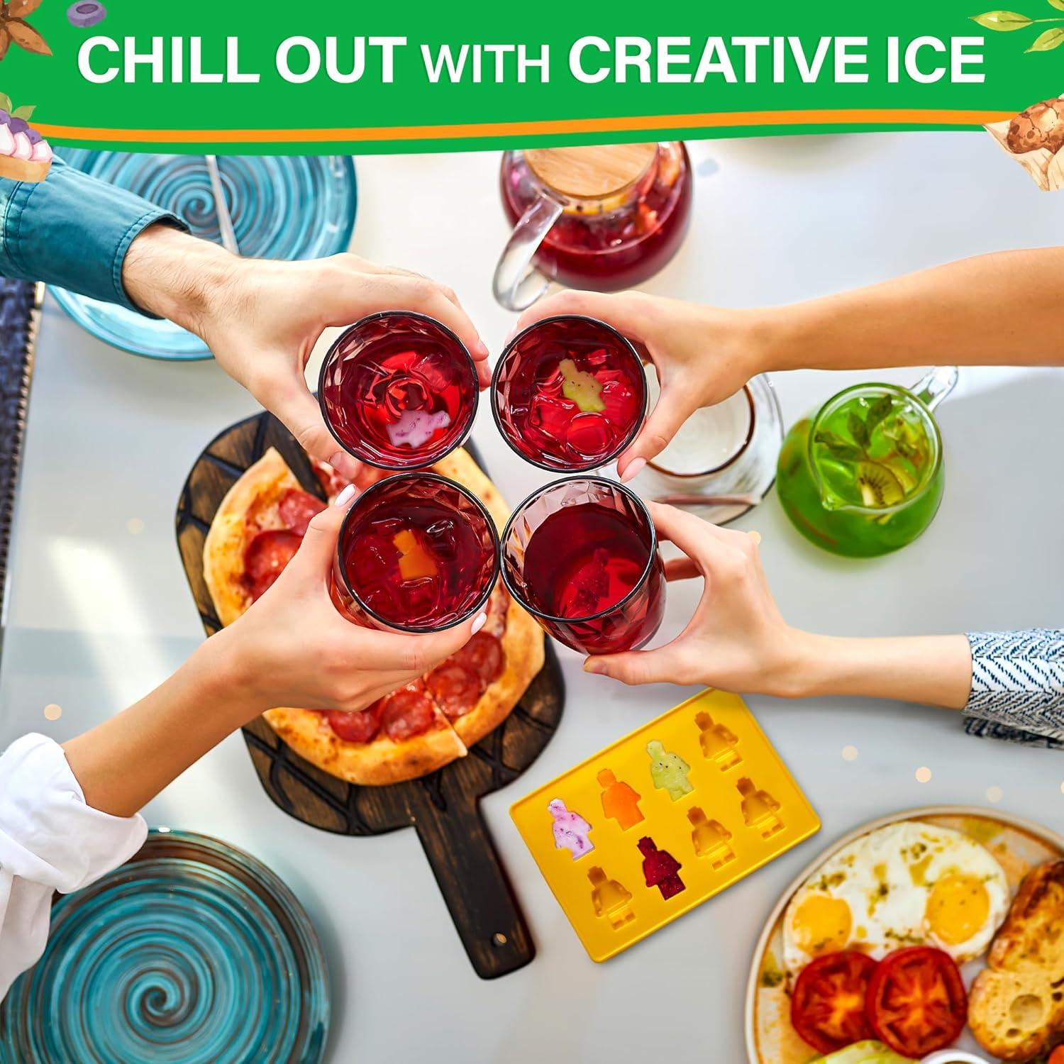 Moldes de Silicona NADOBA para Chocolate y Gominolas - 6 Piezas