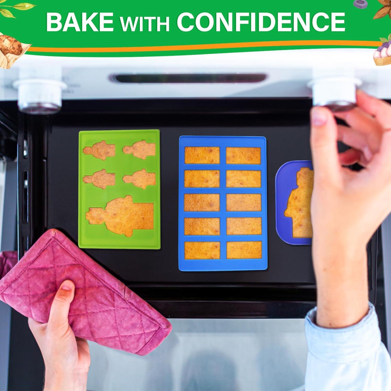 Moldes de Silicona NADOBA para Chocolate y Gominolas - 6 Piezas