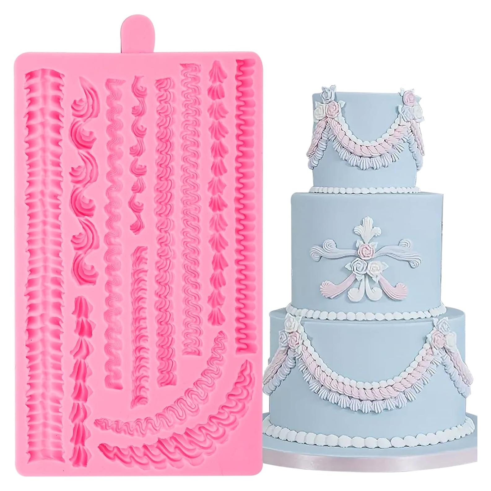 Molde de Silicona IKOJING Lambeth para Pasteles 25.4cm