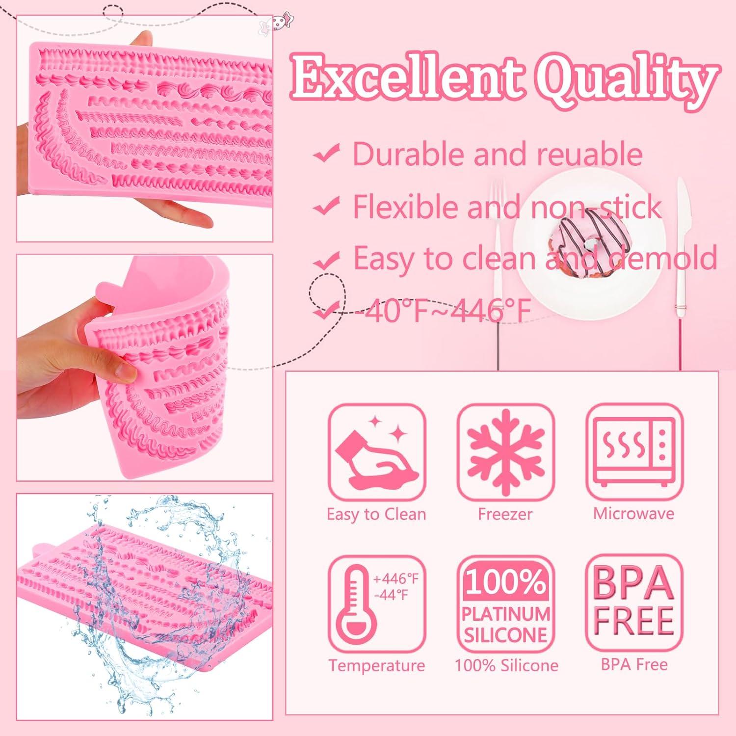 Molde de Silicona IKOJING Lambeth para Pasteles 25.4cm