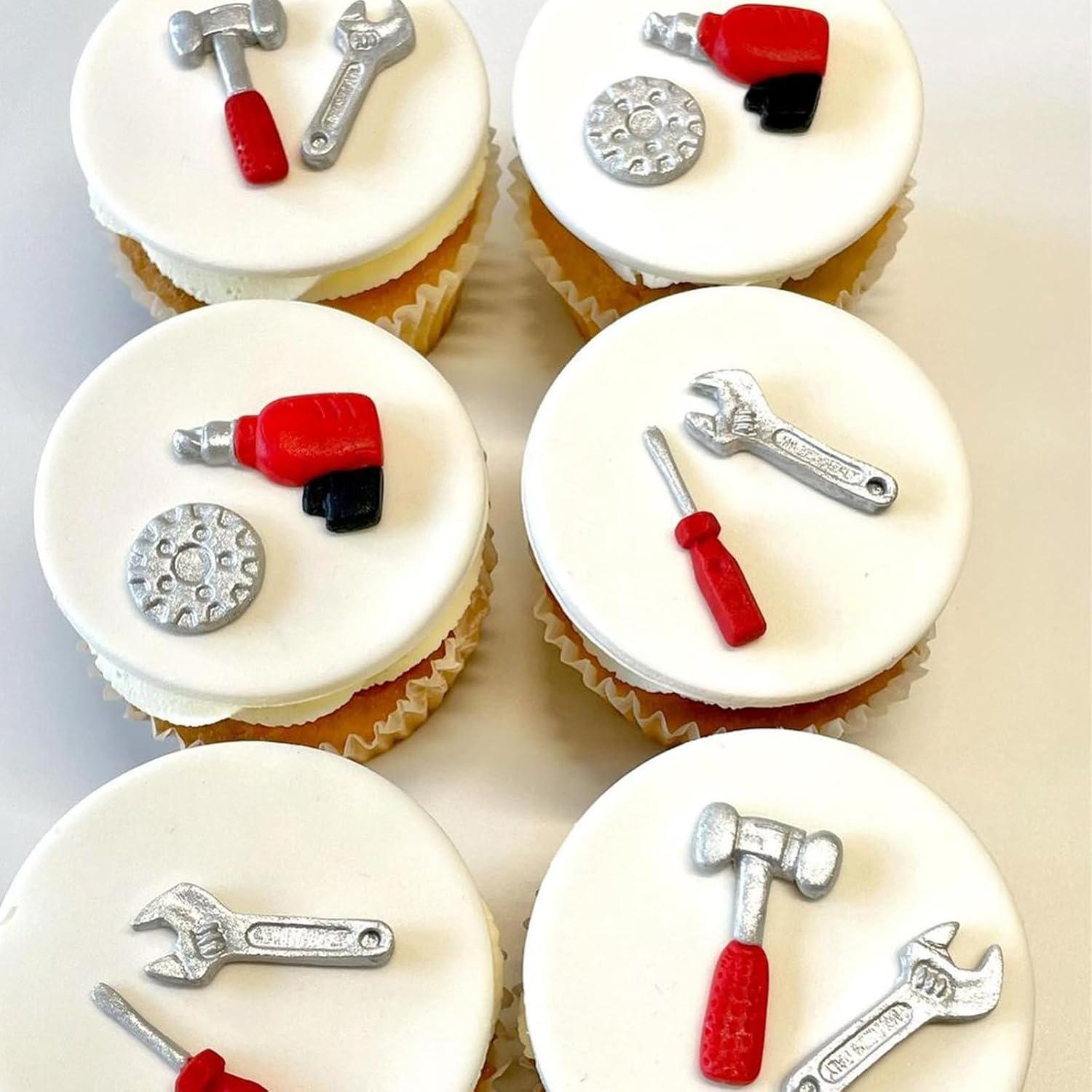 Moldes de Silicona para Fondant Herramientas de Mano 4 Pcs