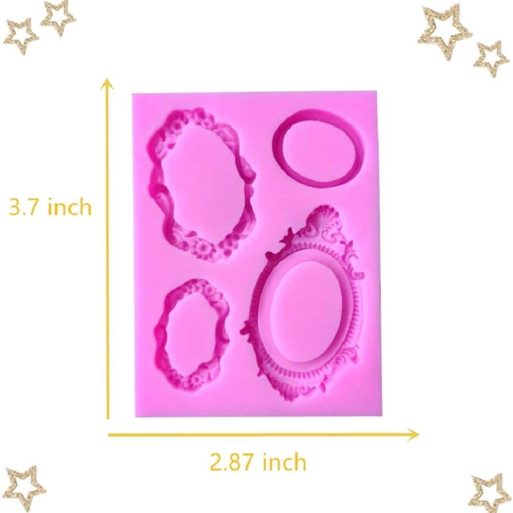 Molde de Silicona para Cake Pop Rosa JeVenis - 2 Piezas