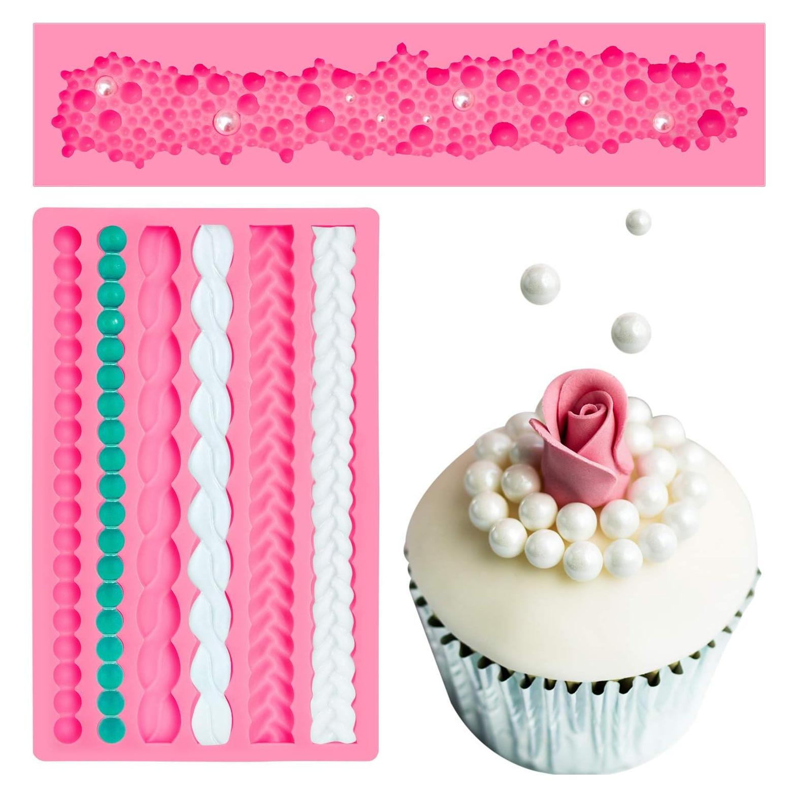 Moldes de Silicona 3D Boao para Fondant y Chocolate - 2 Piezas