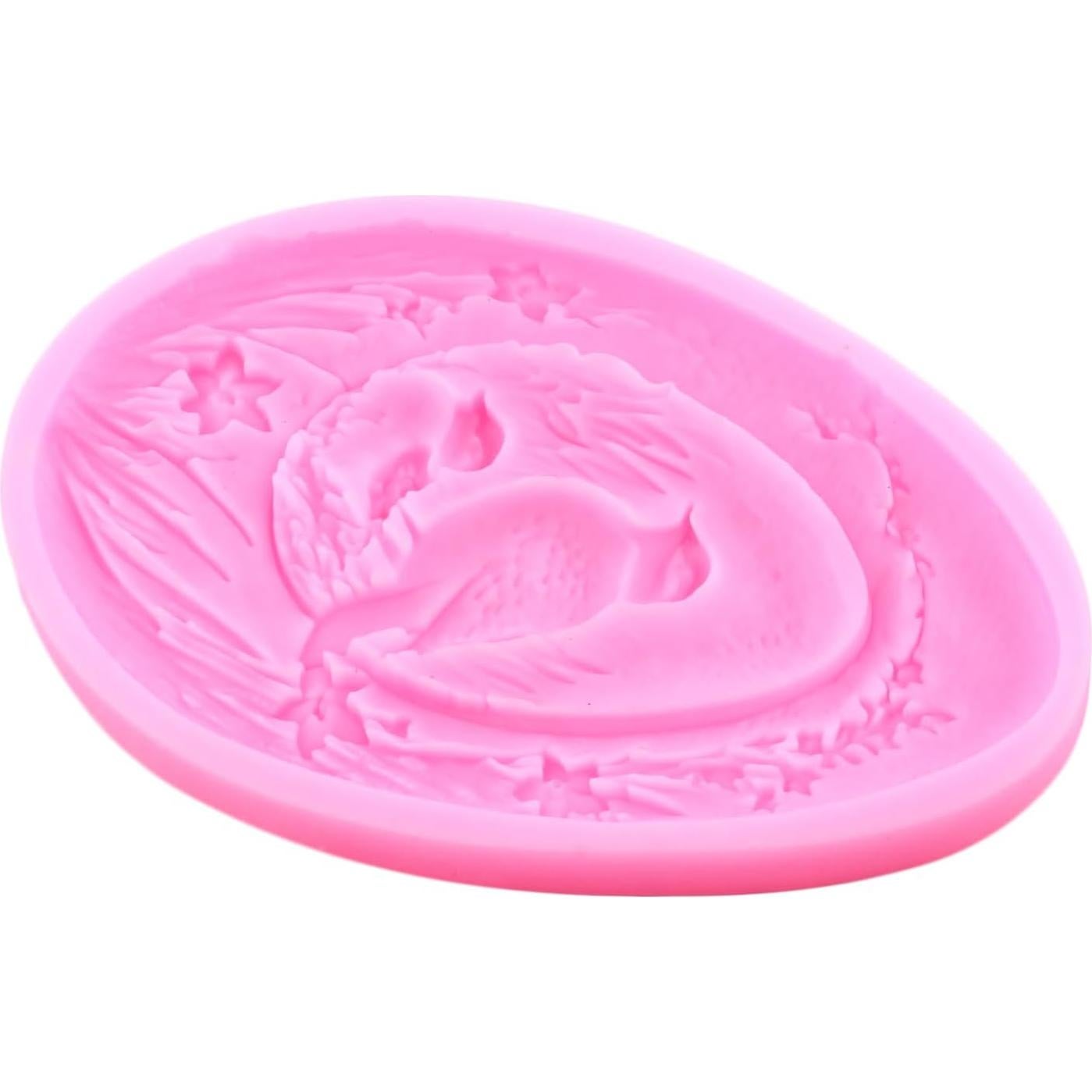 Easter Fondant Molds Easter Egg Silicone Molds for Cake Decoration Cupcake Topper Chocolate Candy Sugar Craft Gum Paste Polymer