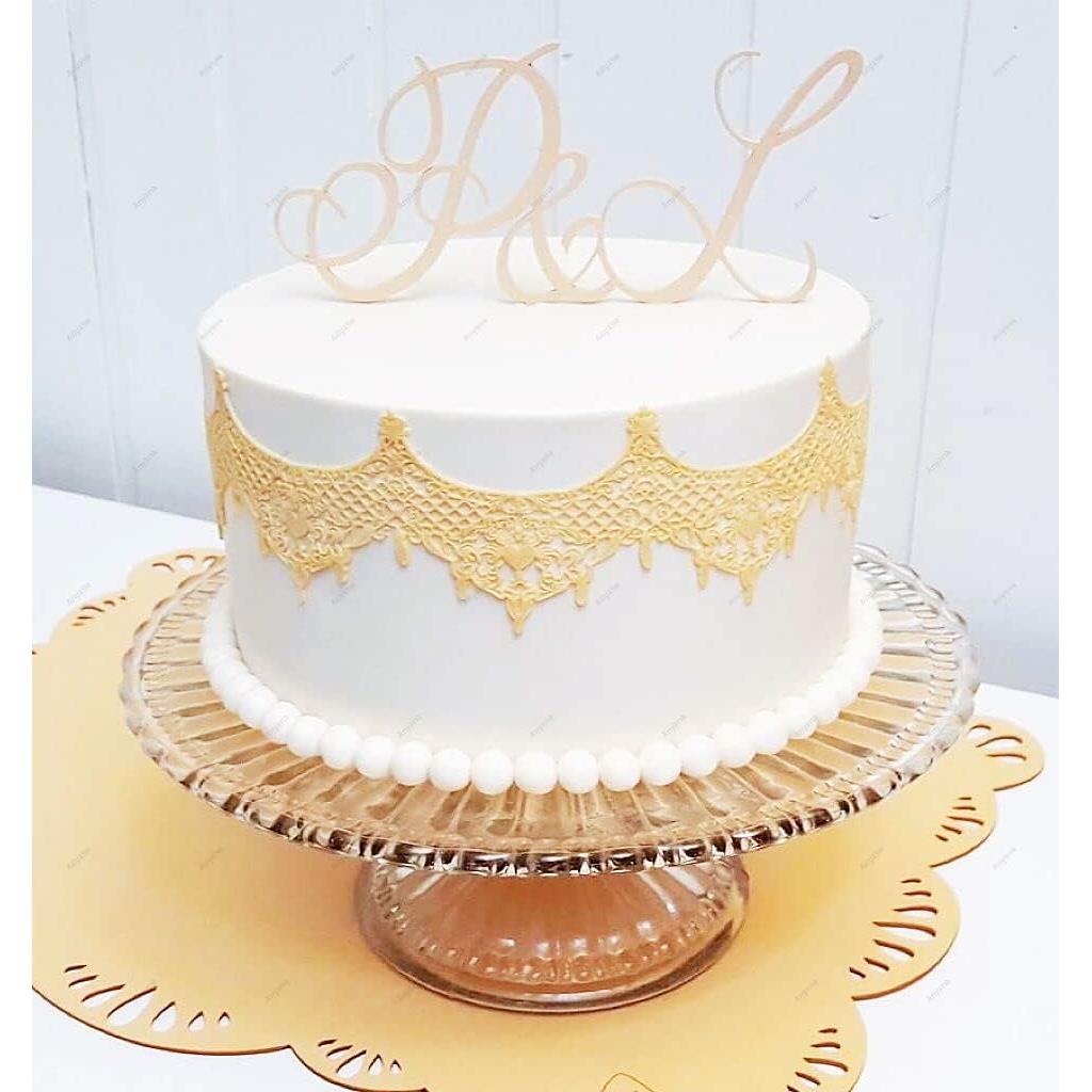 Mat de Encaje de Silicona Anyana 37.2x7.6 cm para Pasteles