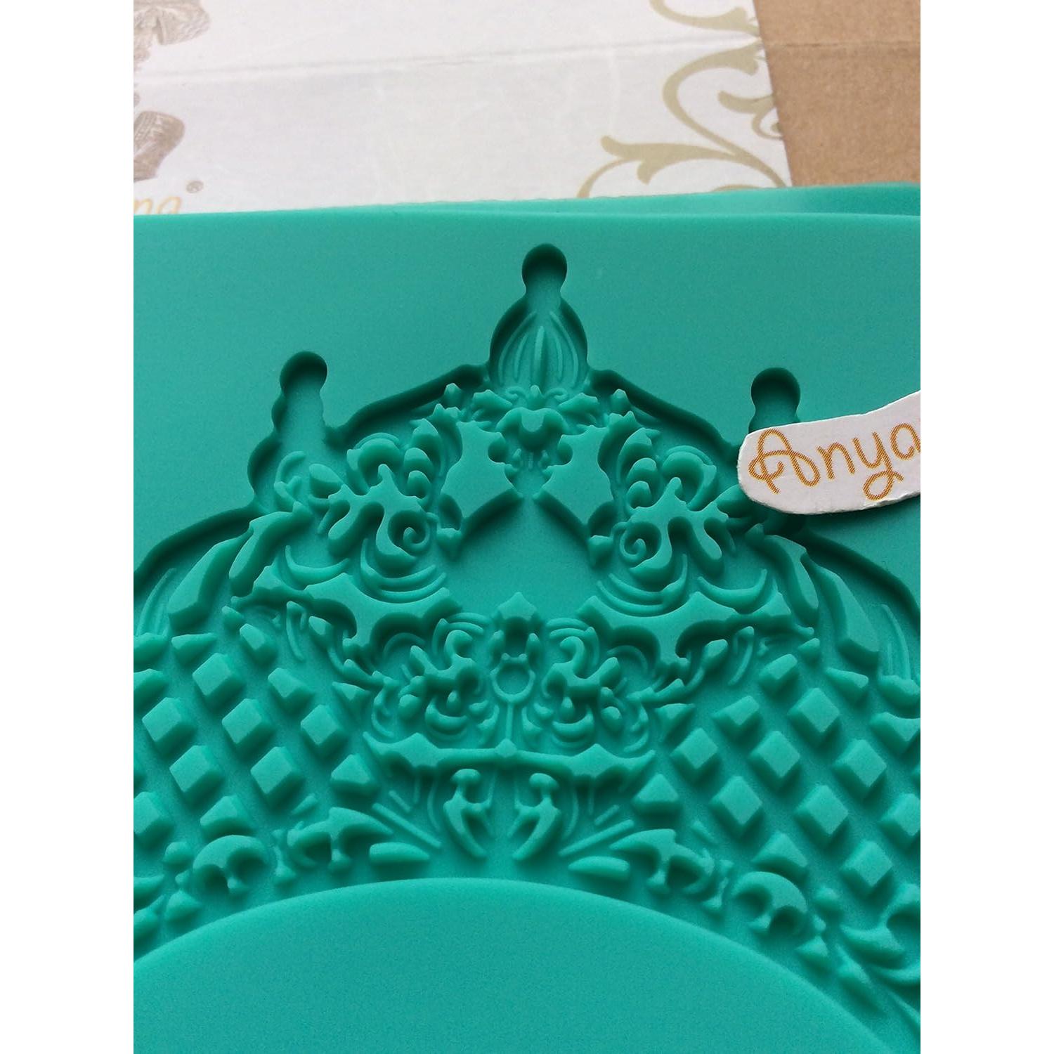 Mat de Encaje de Silicona Anyana 37.2x7.6 cm para Pasteles