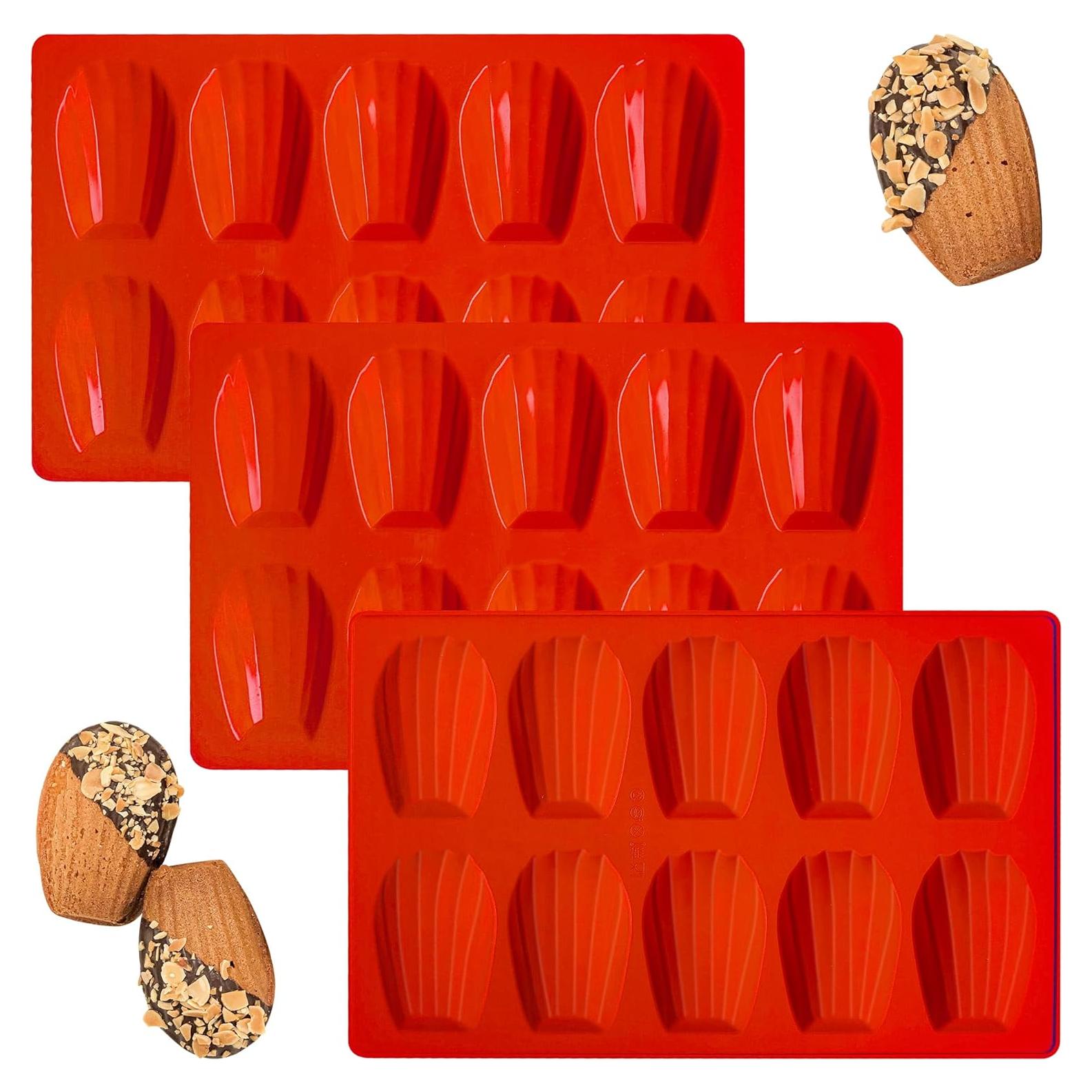 Moldes para Madeleine Wilewir de Silicona 10 Cavidades 31.5x20.1cm