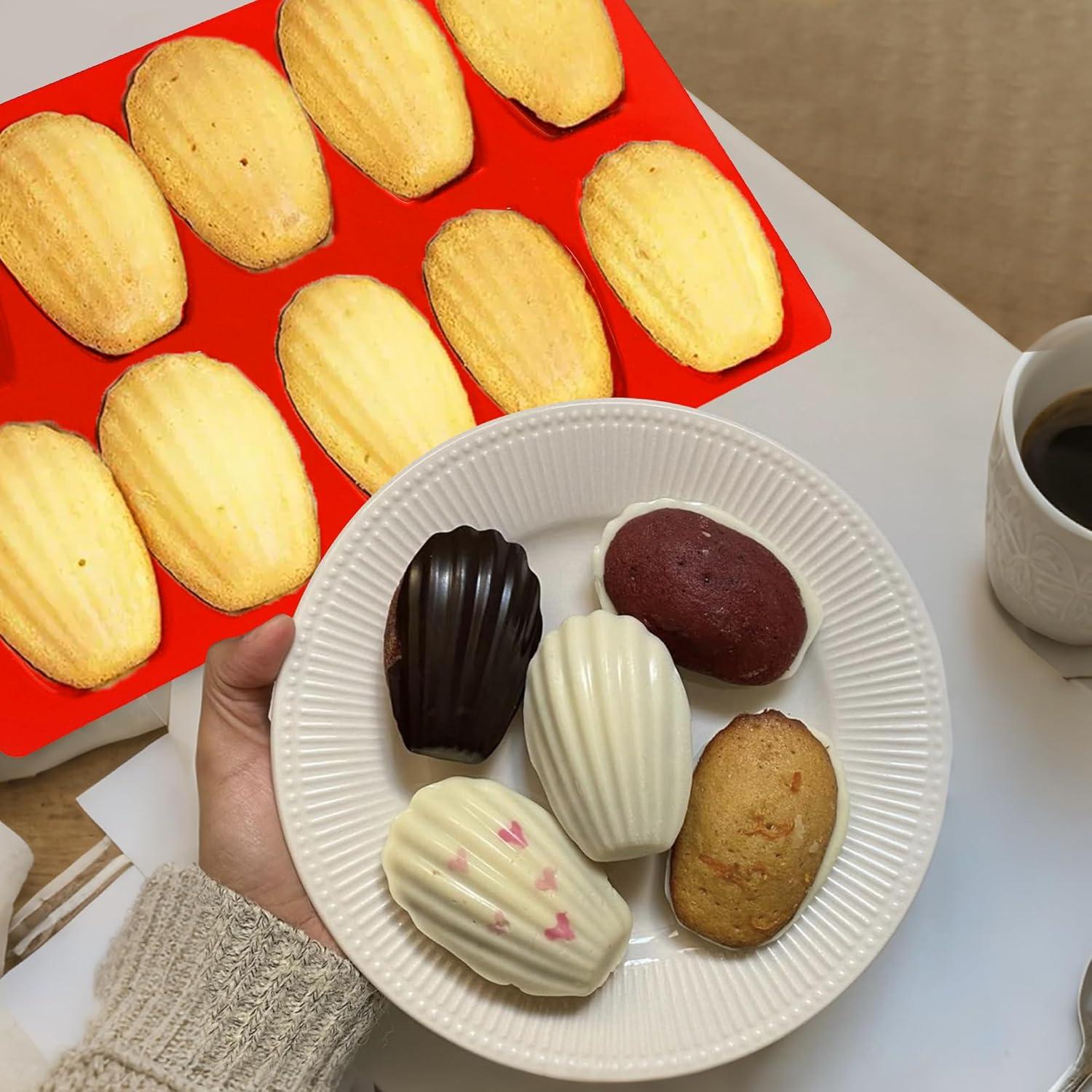 Moldes para Madeleine Wilewir de Silicona 10 Cavidades 31.5x20.1cm