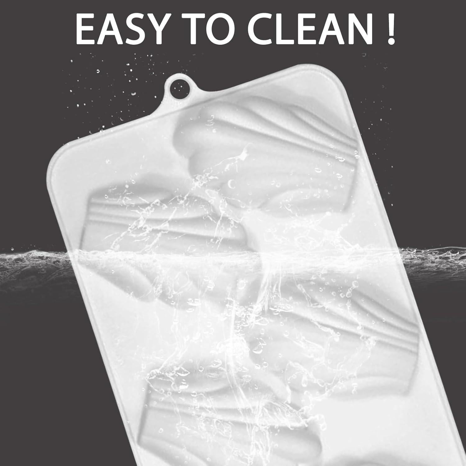 Molde de Silicona Antiadherente Fchil para Madeleine 12 Cavidades 22.4x11.9cm