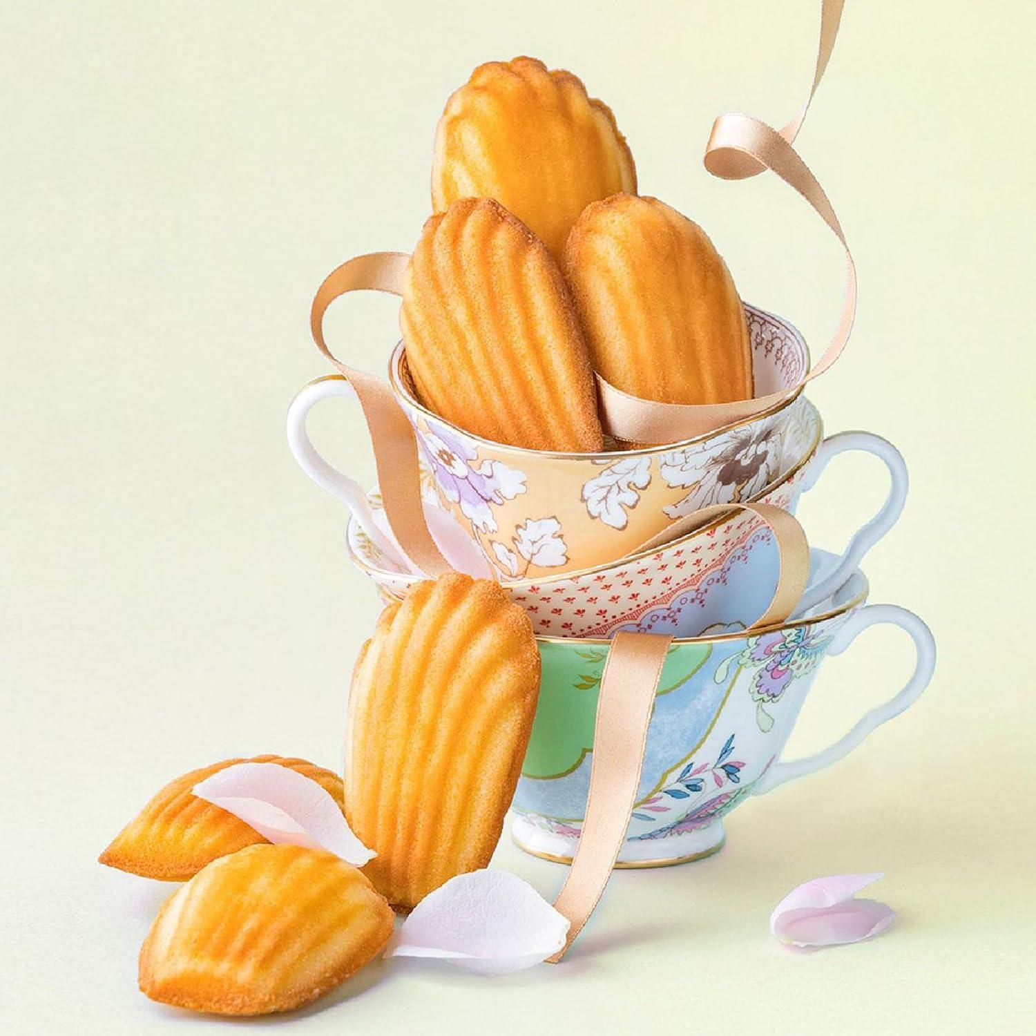 Molde de Silicona Antiadherente Fchil para Madeleine 12 Cavidades 22.4x11.9cm