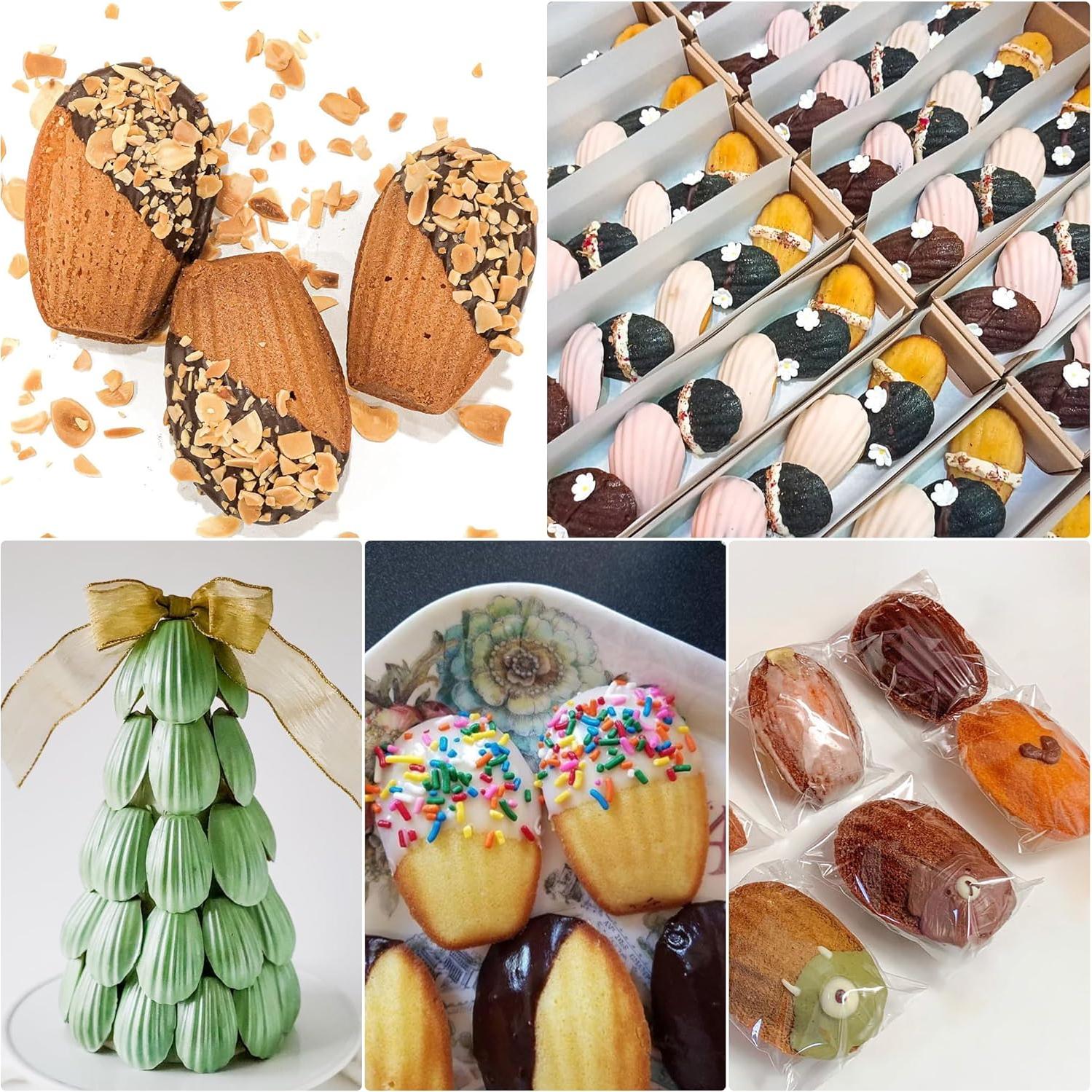 3Pack Molde de Madeleine Antiadherente Zorazio 12 Cavidades