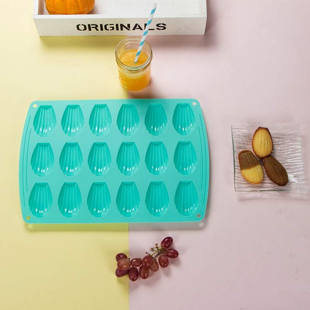 Molde de Silicona Webake para Madeleines 18 Cavidades 35.6x24.6cm