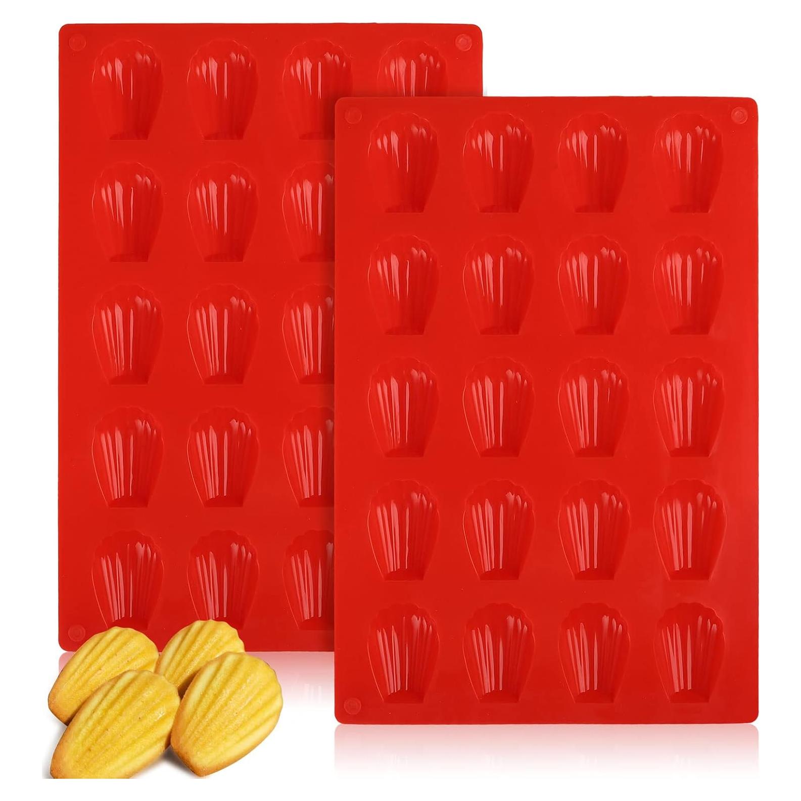 Molde de Madeleine GWHOLE 20 Cavidades Silicona Antiadherente