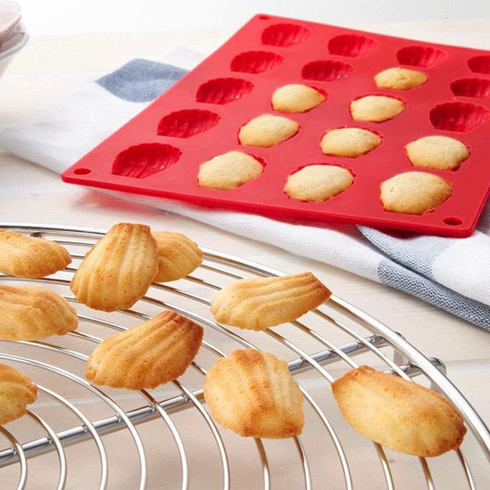 Molde de Madeleine GWHOLE 20 Cavidades Silicona Antiadherente