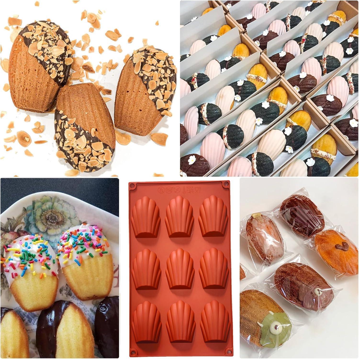 Molde de Silicona para Madeleine Ahorasky 9 Cavidades 28.7x16.8cm