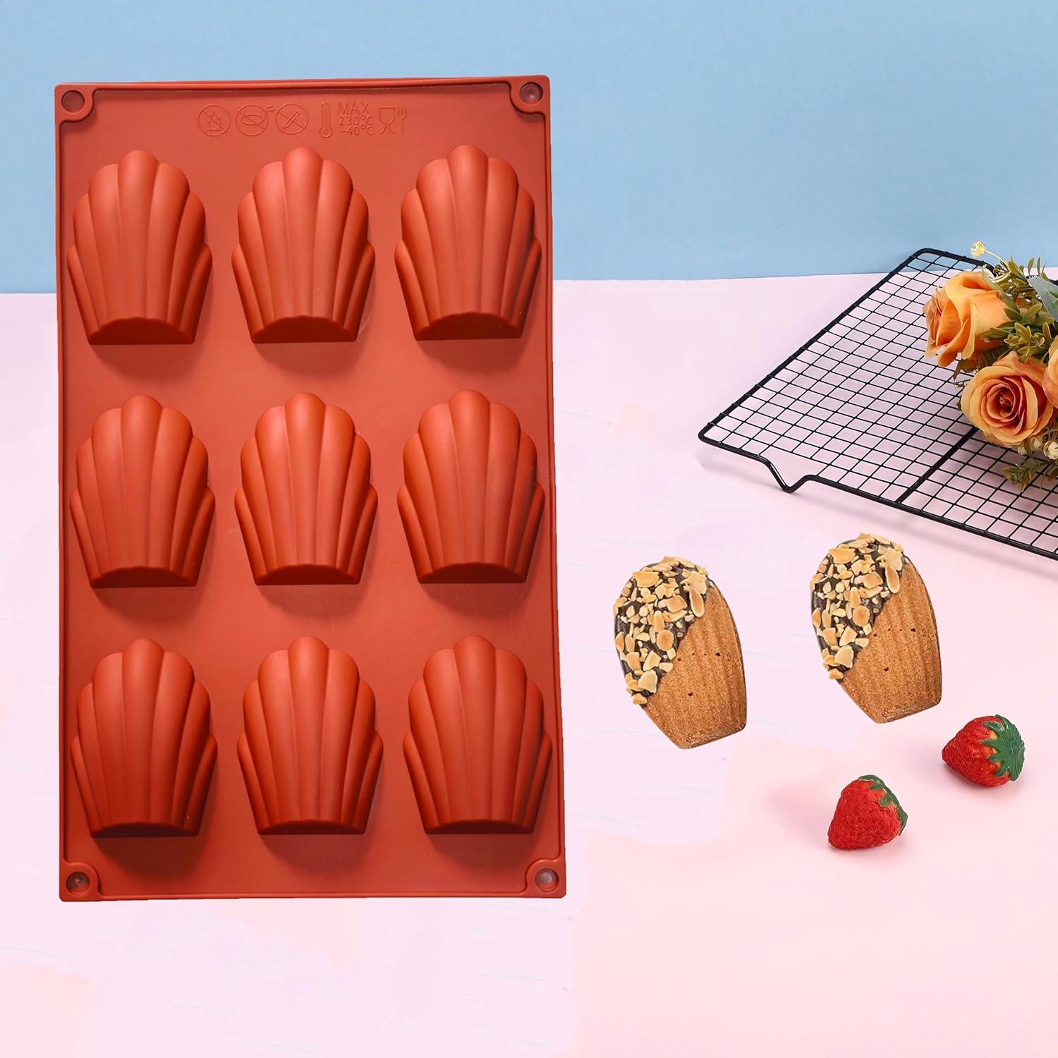 Molde de Silicona para Madeleine Ahorasky 9 Cavidades 28.7x16.8cm