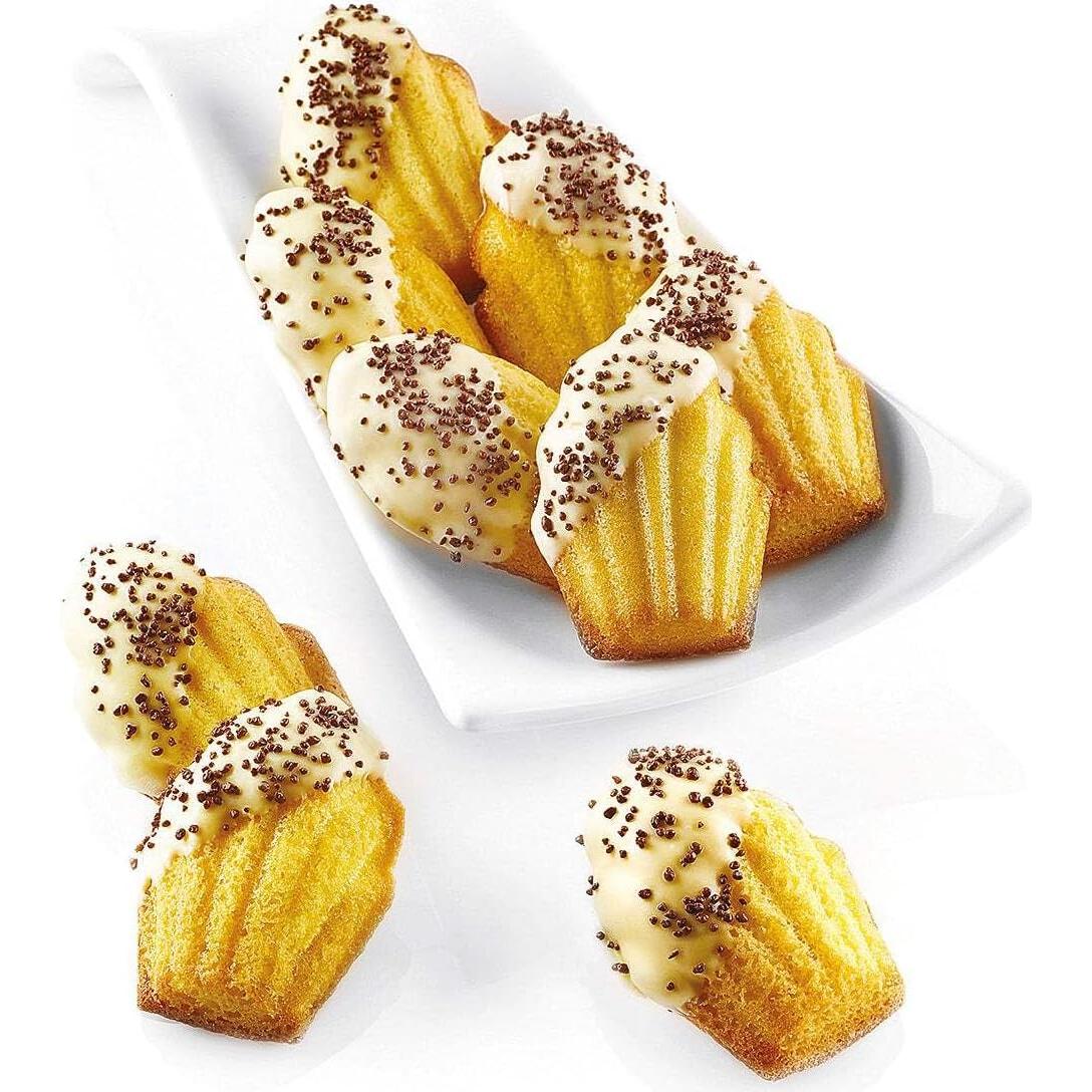 Molde para Pastel Madeleine Silikomart Terracota 9 Cavidades