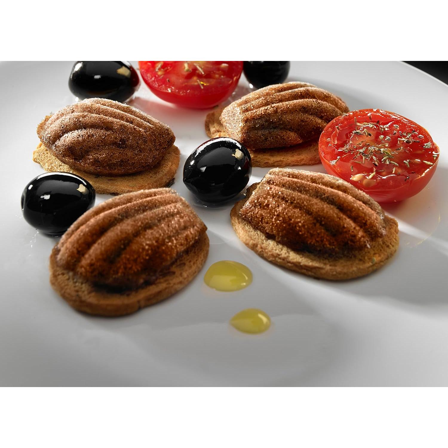 Molde de Madeleines de Silicona Lekue 9 Cavidades Rojo