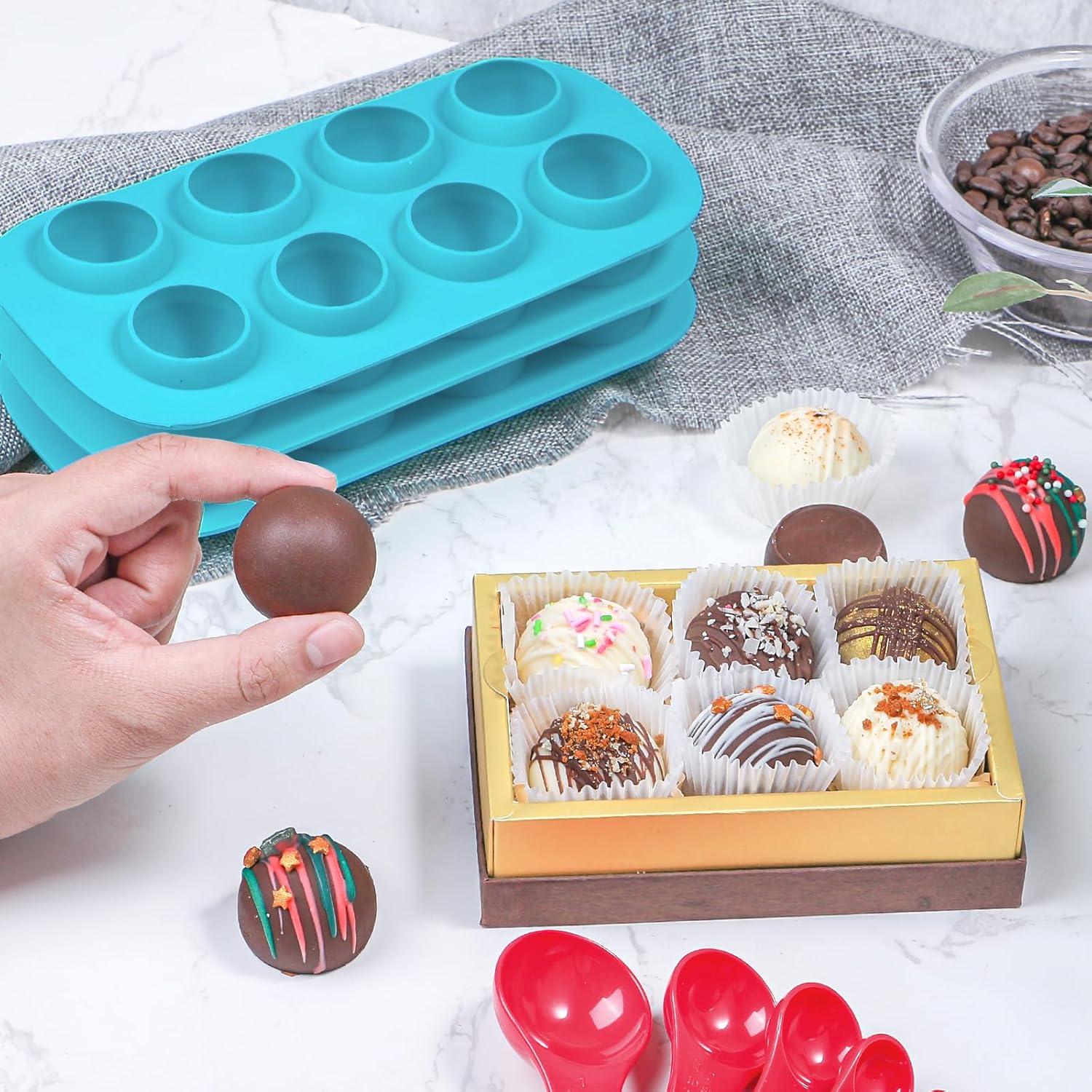 Moldes de Silicona para Chocolate Webake - Set de 3, 20.83x10.41 cm