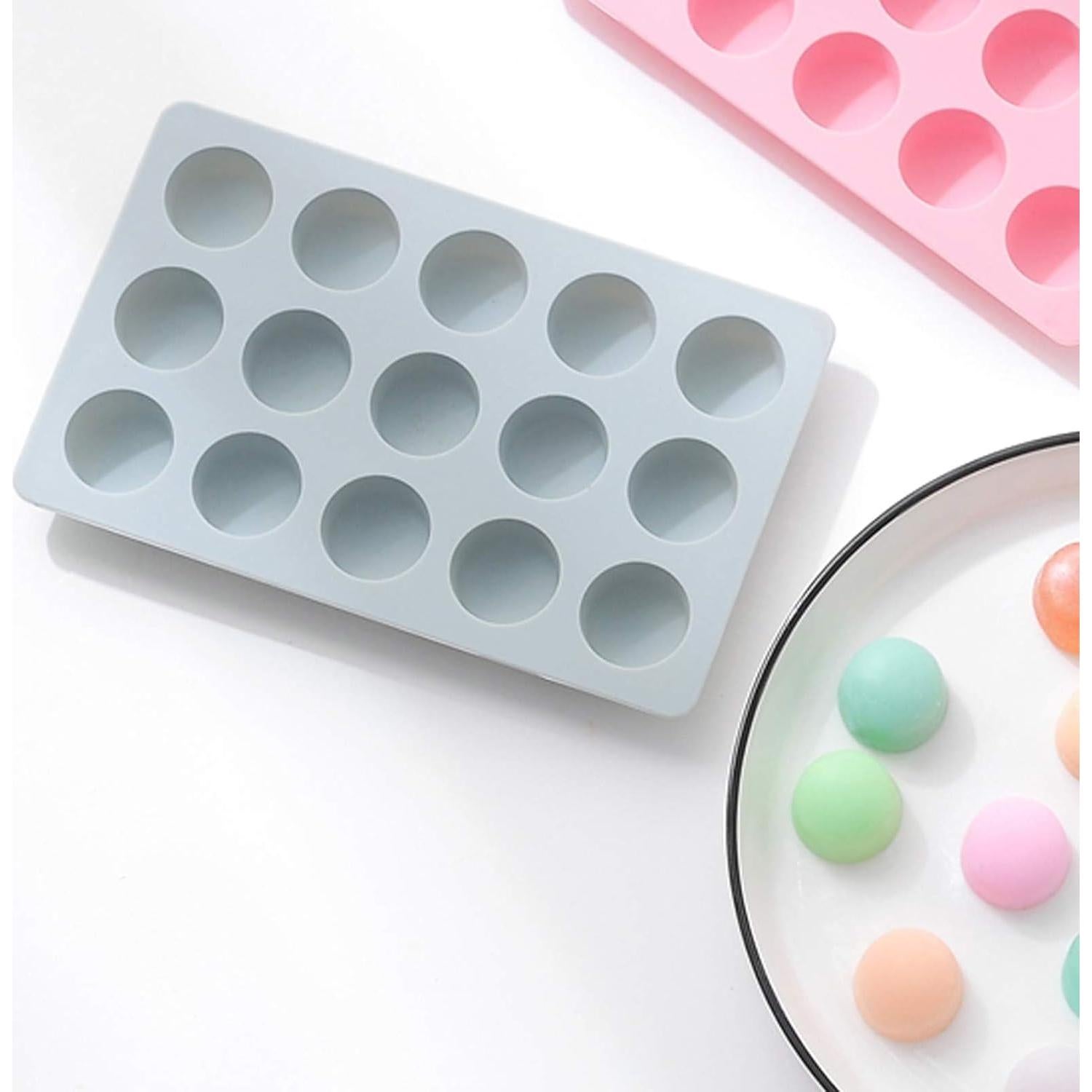 Juego de 3 Moldes de Silicona REKIDOOL para Caramelos y Chocolates