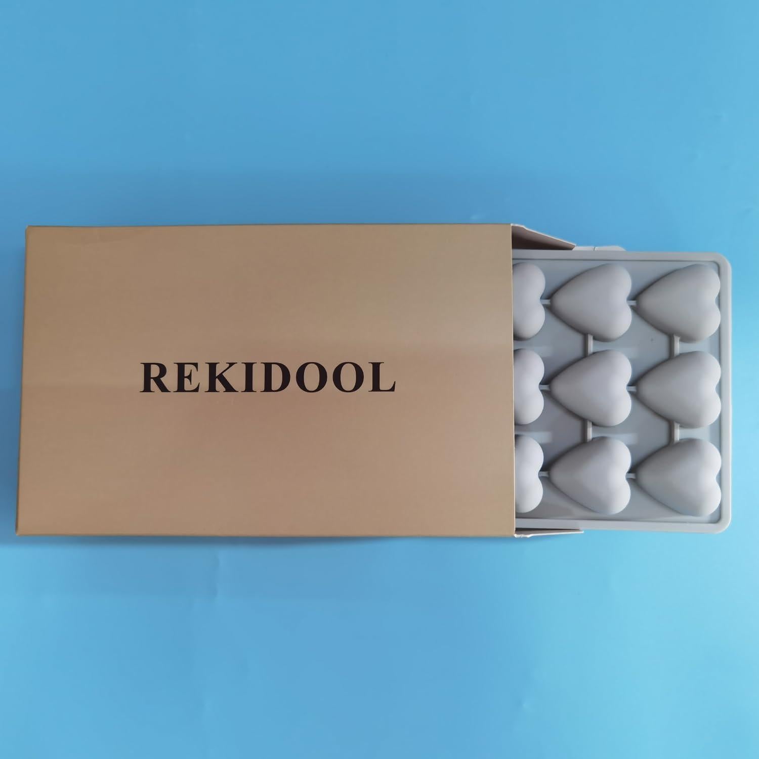 Juego de 3 Moldes de Silicona REKIDOOL para Caramelos y Chocolates