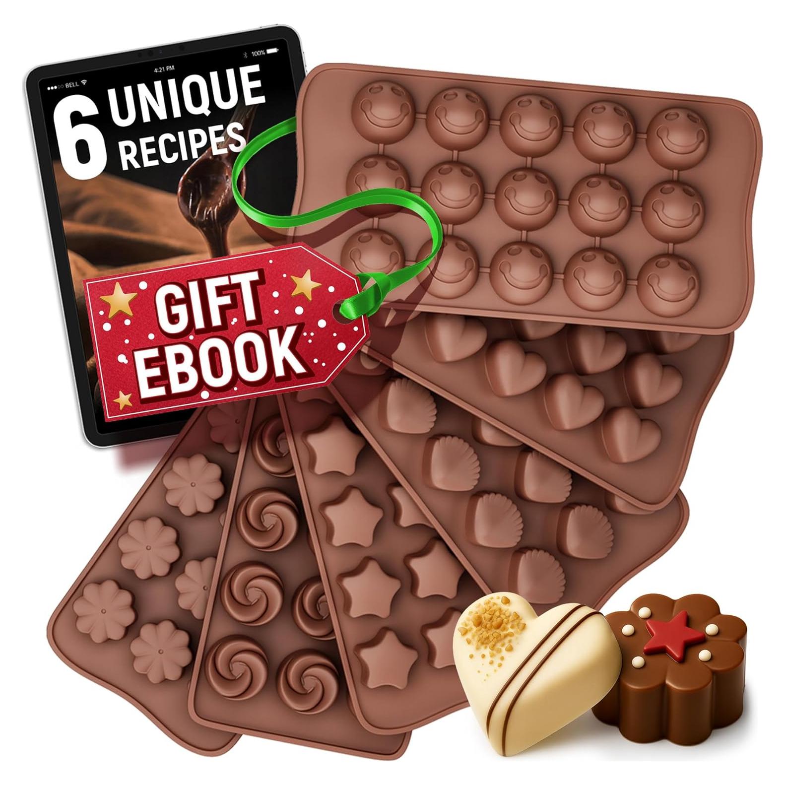 Moldes de Silicona para Chocolate Mighty-X - Set de 6