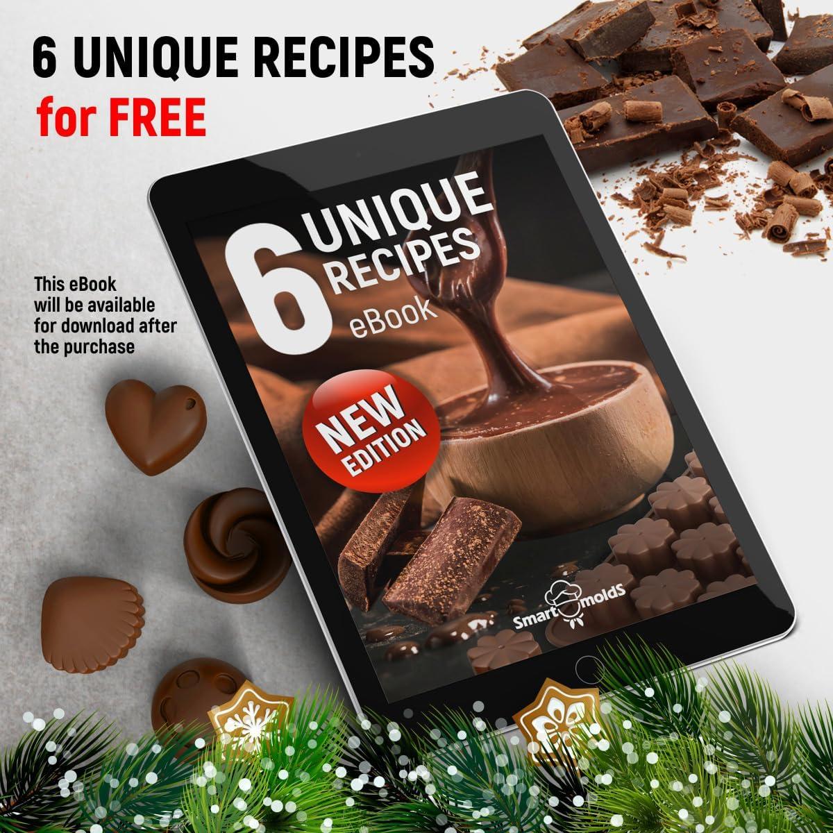 Moldes de Silicona para Chocolate Mighty-X - Set de 6