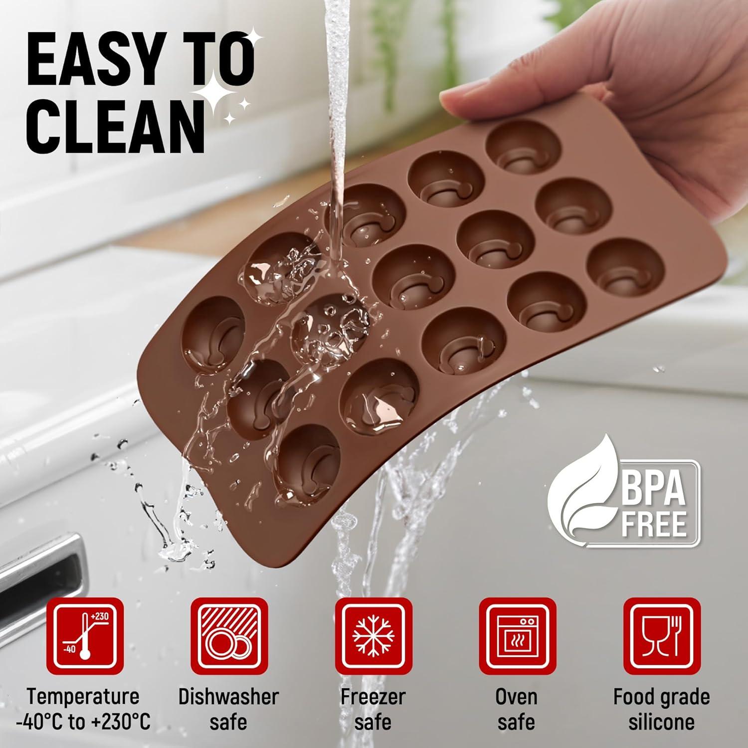 Moldes de Silicona para Chocolate Mighty-X - Set de 6