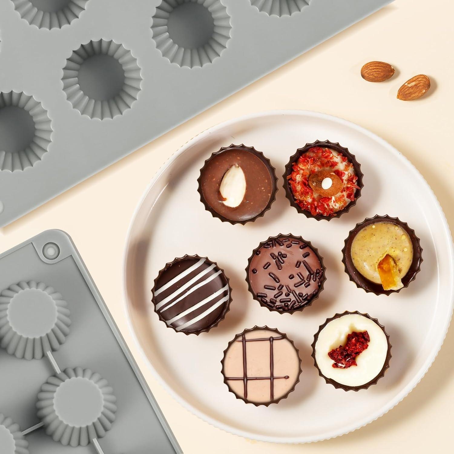 Molde de Silicona para Tazas de Mantequilla de Maní SIQINZONGWA 30 Cavidades