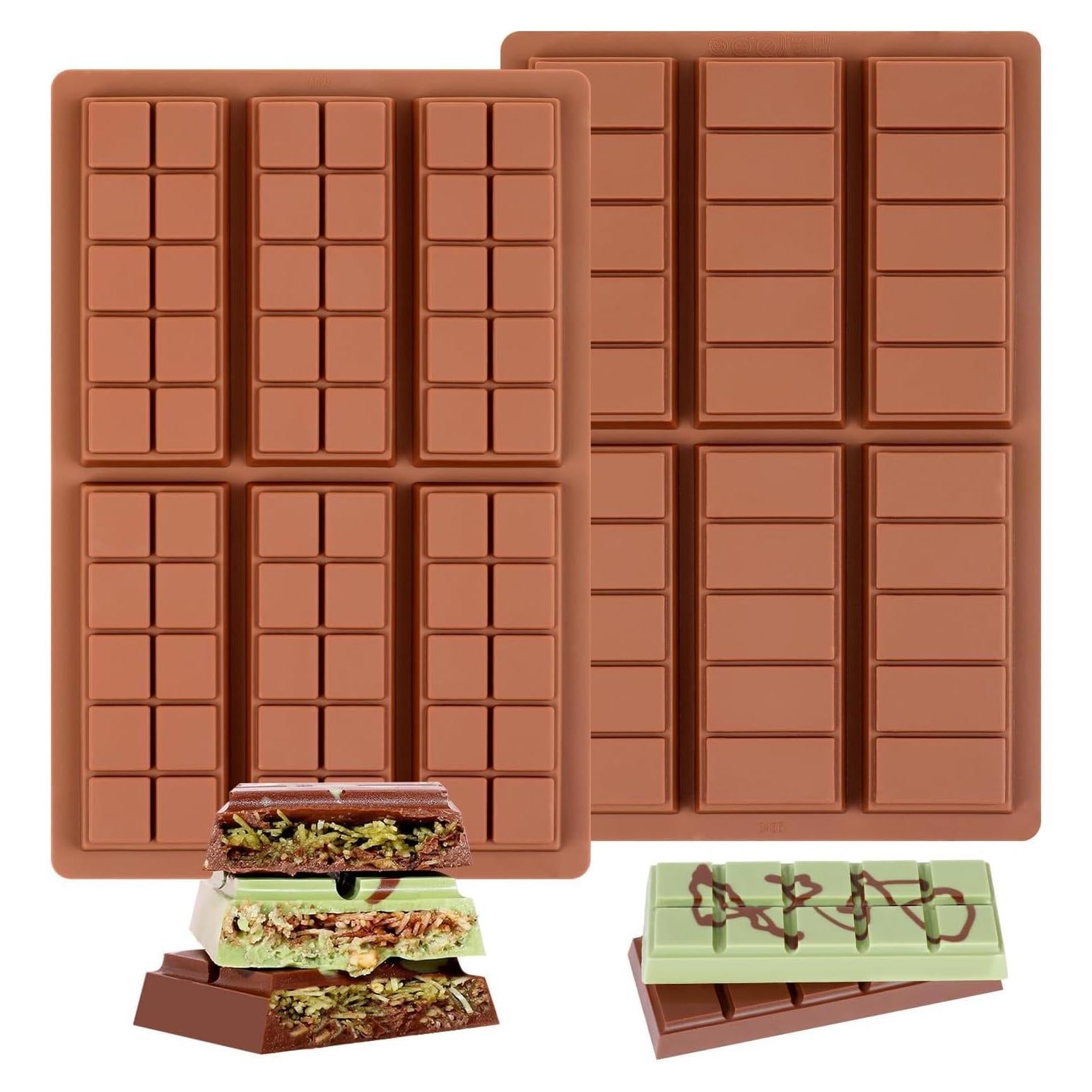 Molde de Chocolate Fimary de Silicona Antiadherente - Set de 2