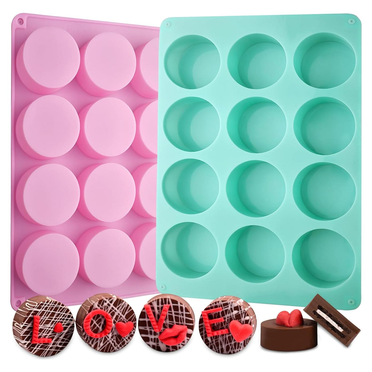 Moldes de Silicona Actvty para Galletas y Chocolates 12 Cavidades