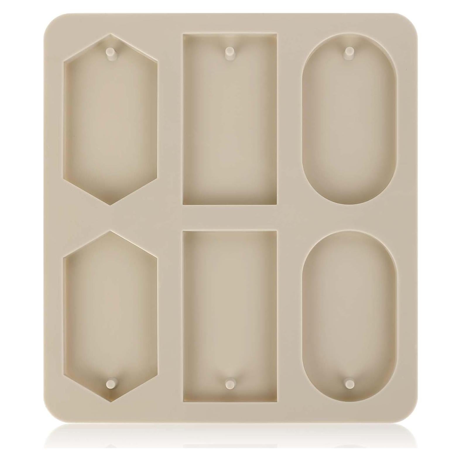 Molde de Resina Epóxica de Silicona Gris 22x19.9cm para DIY