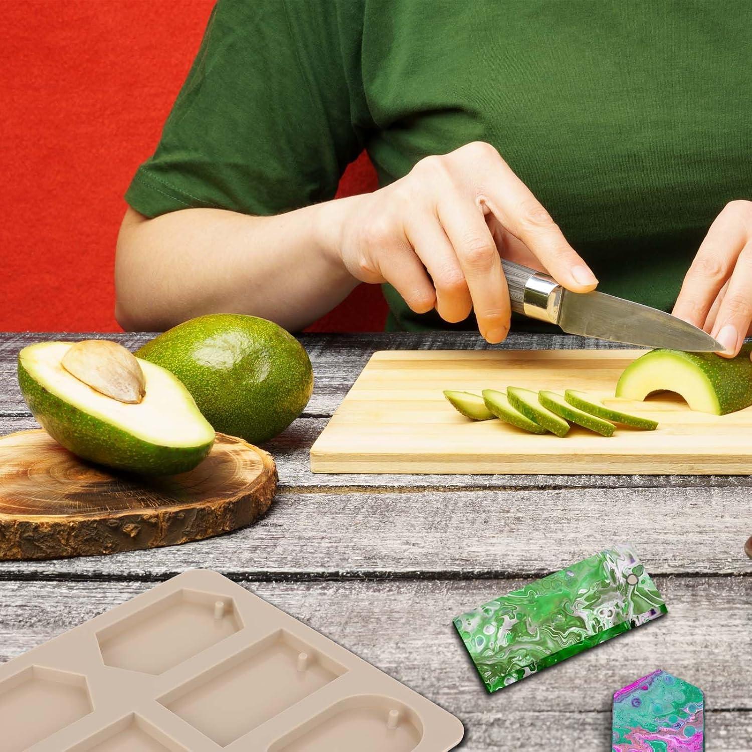 Molde de Resina Epóxica de Silicona Gris 22x19.9cm para DIY