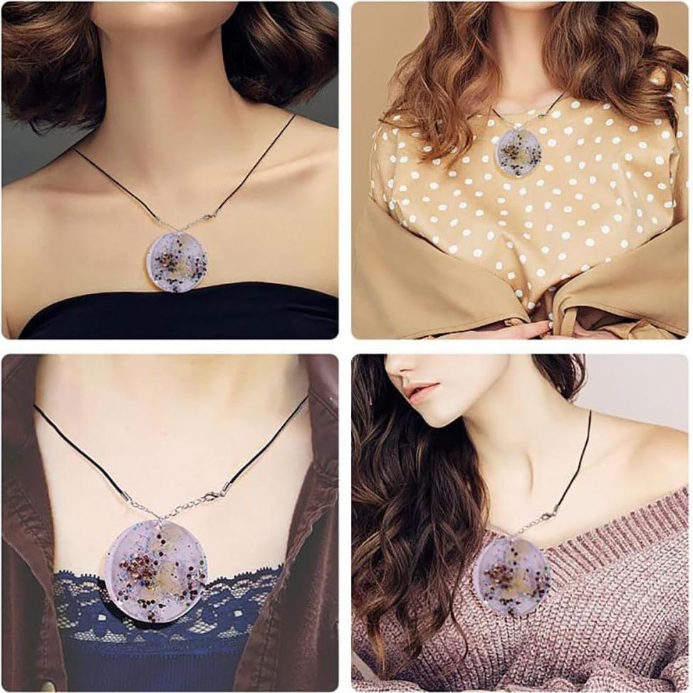 Paquete de 10 Moldes de Silicona KuuGuu para Llaveros 5.5 cm