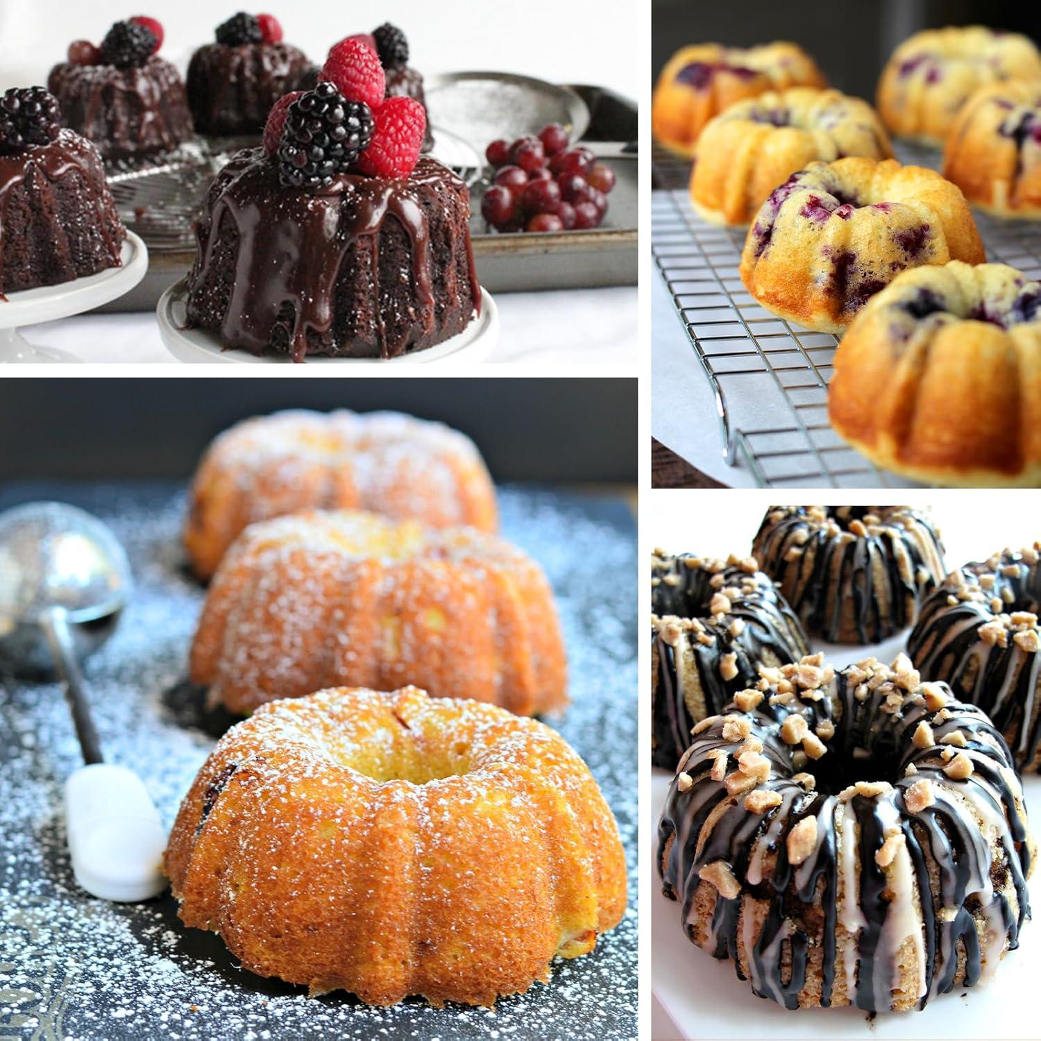 Molde de Silicona Palksky 3PCS Tubo Acanalado 6 Cavidades