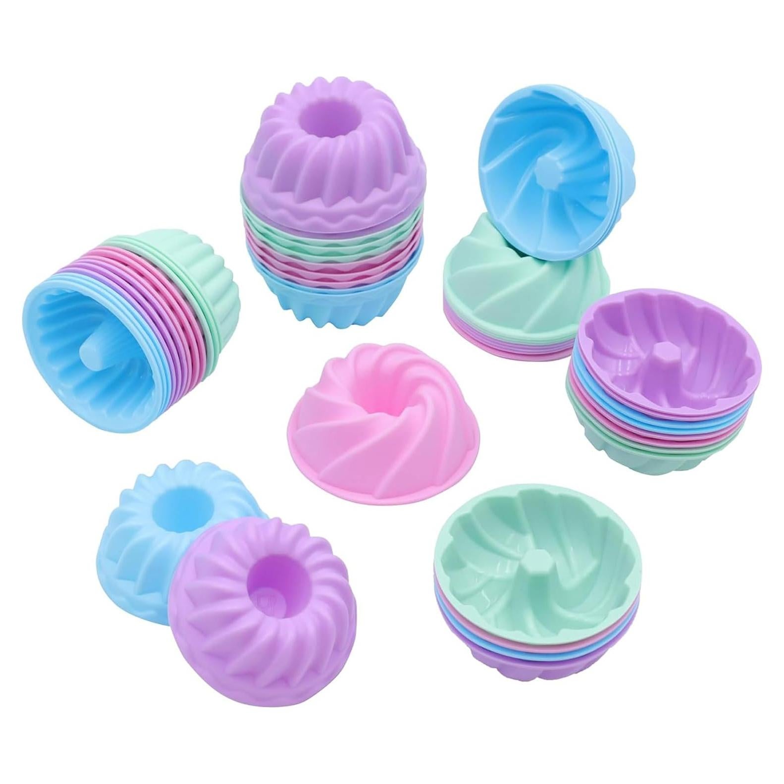 Molde para Donas de Silicona Tongjude 48 Piezas Reutilizables